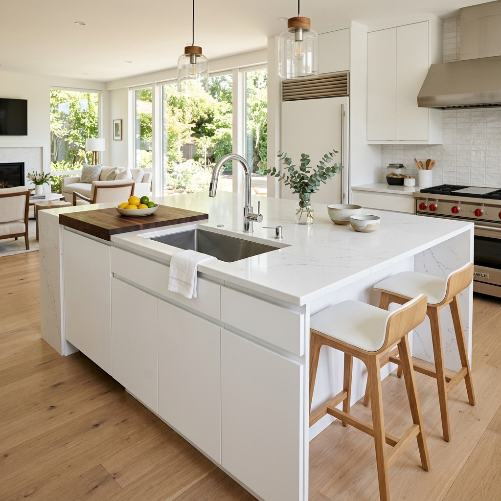 Pristine Kitchen Island